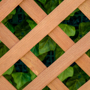 Jardinière avec treillis, bac à fleurs, lit surélevé, pour plantes grimpantes, légumes, fleurs, en bois massif, intérieur et extérieur, cour, jardin, balcon, 70 x 28 x 117 cm, marron