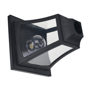 Lampadaire de jardin extérieur à LED solaire avec capteurs 3 abat-jours - H.182.5 cm - IP44