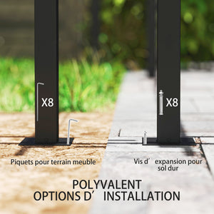 Pergola 3 x 3 m avec Auvent Rétractable et Rideaux, Tonnelle Extérieure UPF30+ pour Jardin, Patio, Terrasse, Crème