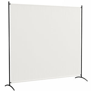 Paravent Extérieur à Panneau Unique, Séparateur de Pièce de 180H cm avec Protection UV30+, Panneau Brise-Vue avec Base Stable pour Intérieur et Extérieur, Beige