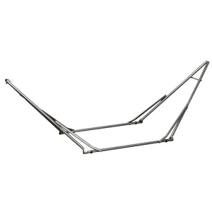 Support de Hamac Pliable, Cadre de Hamac Portable 2-en-1 Réglable avec Sac de Transport et Structure en Acier, pour Intérieur, Extérieur, Camping, Noir