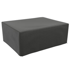 Housse salon de jardin extérieure, bâche de protection extérieure, anti-UV, en polyéthylène de haute résistance, housse table de jardin, 235 x 190 x 90 cm, gris