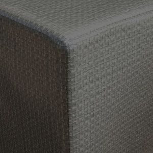 Housse salon de jardin extérieure, bâche de protection extérieure, anti-UV, en polyéthylène de haute résistance, housse table de jardin, 235 x 190 x 90 cm, gris