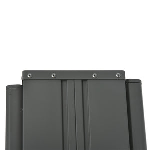 Double Store latéral Brise-Vue paravent rétractable dim. 6L x 1,80H m Polyester Anti-UV Haute densité 180 g/m² Crème