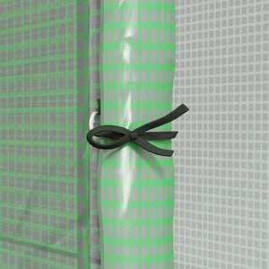 Serre de jardin PE, serre de balcon, bâche renforcée 135 g/m², châssis en acier, 2 portes zippées enroulables, pour légumes plantes fleurs, intérieur et extérieur, 200 x 80 x 200 cm, vert