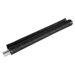Clôture barrière de sécurité pour piscine filet - lot de 4 panneaux brise vue jardin - Dim. 365L x 126H cm - noir