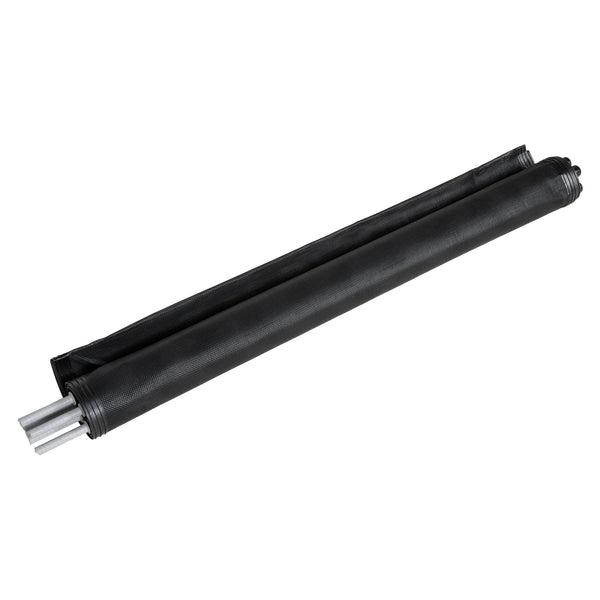 Clôture barrière de sécurité pour piscine filet - lot de 4 panneaux brise vue jardin - Dim. 365L x 126H cm - noir
