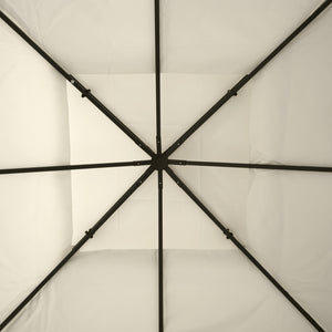 Toit de Remplacement pour Gazebo de Jardin Toile de Rechange pour pavillon tonnelle Tente 3 x 3 m Crème