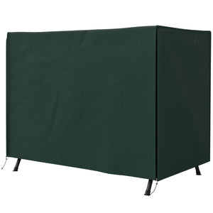 Housse de Protection balancelle de Jardin 3 Places bâche étanche dim. 2,05L x 1,24l x 1,64H m Oxford Haute densité 600D Vert