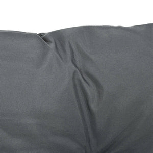 Lot de 2 coussins de chaise d'extérieur, galette de chaise avec attaches, coussins de jardin pour terrasse ou balcon, 98 x 50 x 8 cm, gris