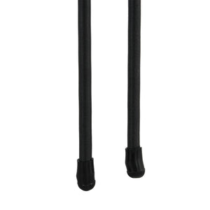 Lot de 5 panneaux de clôture de jardin décoratives, bordure de jardin en métal, pour parterre de fleurs - dim. 305 x 80 cm, noir
