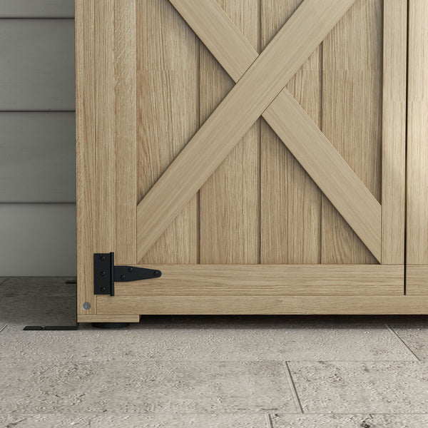Armoire de Jardin abri Jardin Remise pour Outils sur Pied 90L x 54,5l x 161/168,5H cm 2 étagères Toit bitumé étanche Bois pin Autoclave