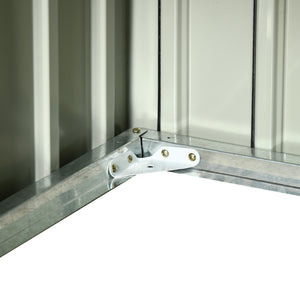 Abri de jardin pour tondeuse à gazon robot-tondeuse - garage tondeuse robot - tôle acier gris