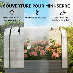 Potager sur Pieds surélevé avec bâche en PE, Jardinière Surélevée en Métal avec Serre, Volume 167L avec Doublure et Étagère Inférieure, pour Plantes Fleurs Légumes, 120x55x140cm, Gris Foncé