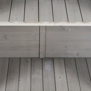 Armoire de jardin abri jardin remise pour outils sur pied dim. 87L x 46,5l x 96,5H cm  étagère portes persiennes toit bitumé gris