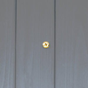 Abri de jardin en bois cabane de jardin exterieur armoire de jardin avec toit bitumé 3 étagères porte avec loquet rangement et stockage extérieurs pour terrasse 77,5 x 54,2 x 179,5 cm gris