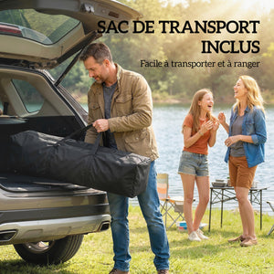 Tonnelle de jardin 2 x 2 m pop up tente pliante réglable en hauteur protection UV50+ tonnelle pliante avec 4 parois latérales sac de transport montage facile gris clair