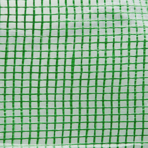 Serre de Jardin Tunnel 9 m² dim. 3L x 3l x 2H m - 4 fenêtres, Porte zippée Enroulable - châssis Tubulaire Acier galvanisé, bâche PE Haute densité Vert