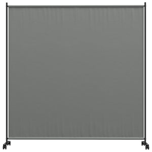 Panneau brise-vue paravent extérieur sur roulettes, brise vue jardin, opaque, autoportant, pour le jardin, terrasse, balcon, 183 x 30 x 181 cm, gris