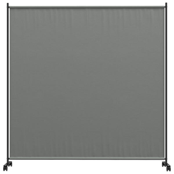 Panneau brise-vue paravent extérieur sur roulettes, brise vue jardin, opaque, autoportant, pour le jardin, terrasse, balcon, 183 x 30 x 181 cm, gris