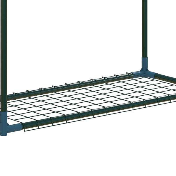 Lot de 2 Étagères à Fleurs en acier 4 Niveaux Intérieur et Extérieur, support de plantes étagère à plantes pour Jardin, Balcon, Salon, 70 x 27 x 110 cm, vert