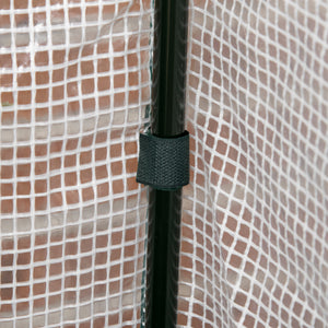 Potager sur Pieds surélevé avec bâche en PE Jardinière surélevée potager avec serre volume 104 L avec Trous de Drainage, Tissu non tissé, pour Plantes  Fleurs Légumes, 121x55x117cm gris foncé