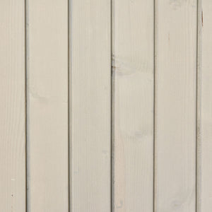 Abri de Jardin en bois Armoire de Jardin dim. 127,5L x 50l x 164H cm 2 étagères 2 Portes 2 fenêtres Toit bitumé étanche Bois Massif Sapin pré-huilé Gris