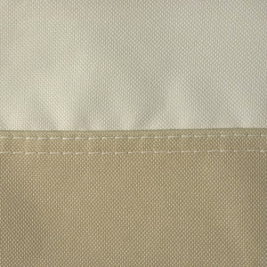 Housse de Protection chaises de Jardin empilables bâche étanche 90L x 70l x 115H cm Oxford Haute densité 600D Beige café
