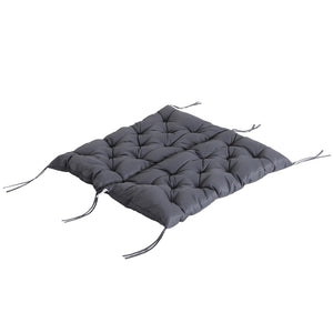Coussin de banc matelas assise dossier pour banc de jardin coussin balancelle canapé 3 places grand confort 100 x 98 x 8 cm gris