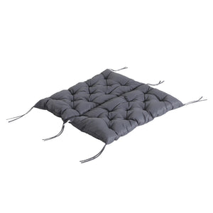 Coussin de banc matelas assise dossier pour banc de jardin coussin balancelle canapé 3 places grand confort 100 x 98 x 8 cm gris