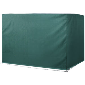 Housse de Protection balancelle de Jardin bâche étanche dim. 2,15L x 1,55l x 1,5H m PE Vert